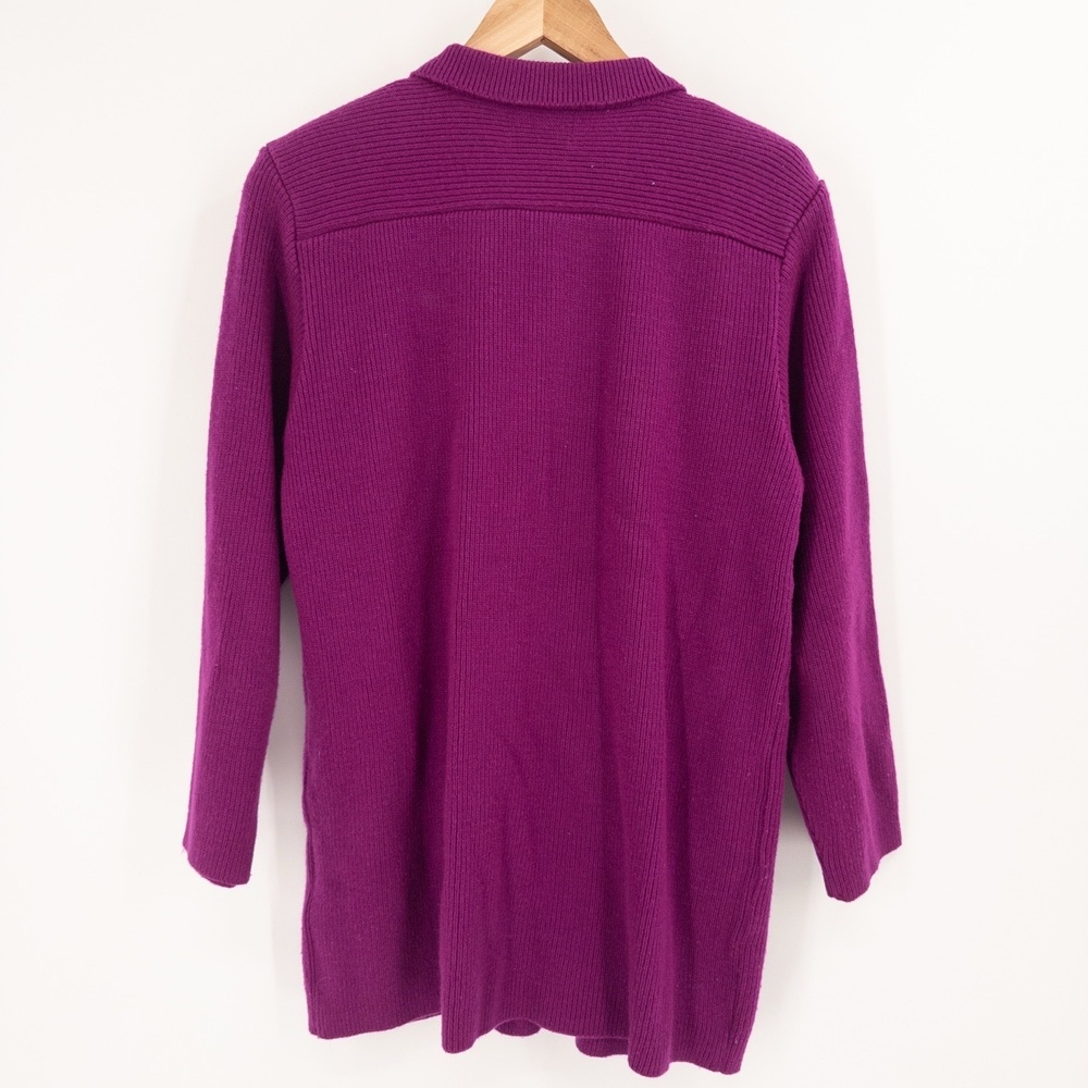VTG Knit Cardigan Sweater Womens S Heavyweight Blazer Dopamine Art Teacher Retro - Picture 7 of 7
